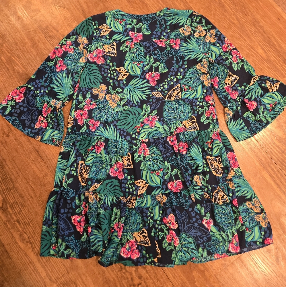Lilly Pulitzer Gabriel Dress Size 10 Like New - Picture 3 of 3